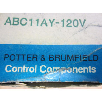 Potter & Brumfield ABC11AY-120V AC Relay ABC11AY-120VAC