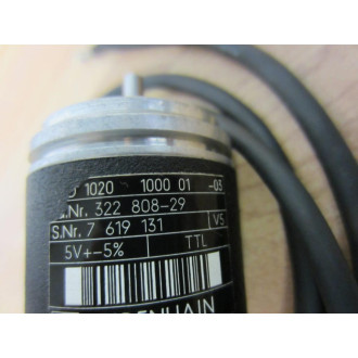 Heidenhain 322 808-29 Miniature Rotary Encoder Rod - Used