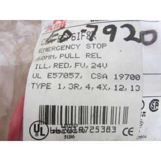 ABB CBK ESP6IF8R Emergency Stop