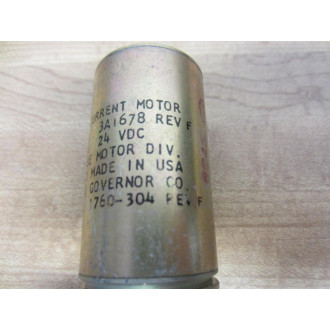 TRWGlobe 3A1678 Direct Current Motor Rev F 1760-304 Rev F - Used