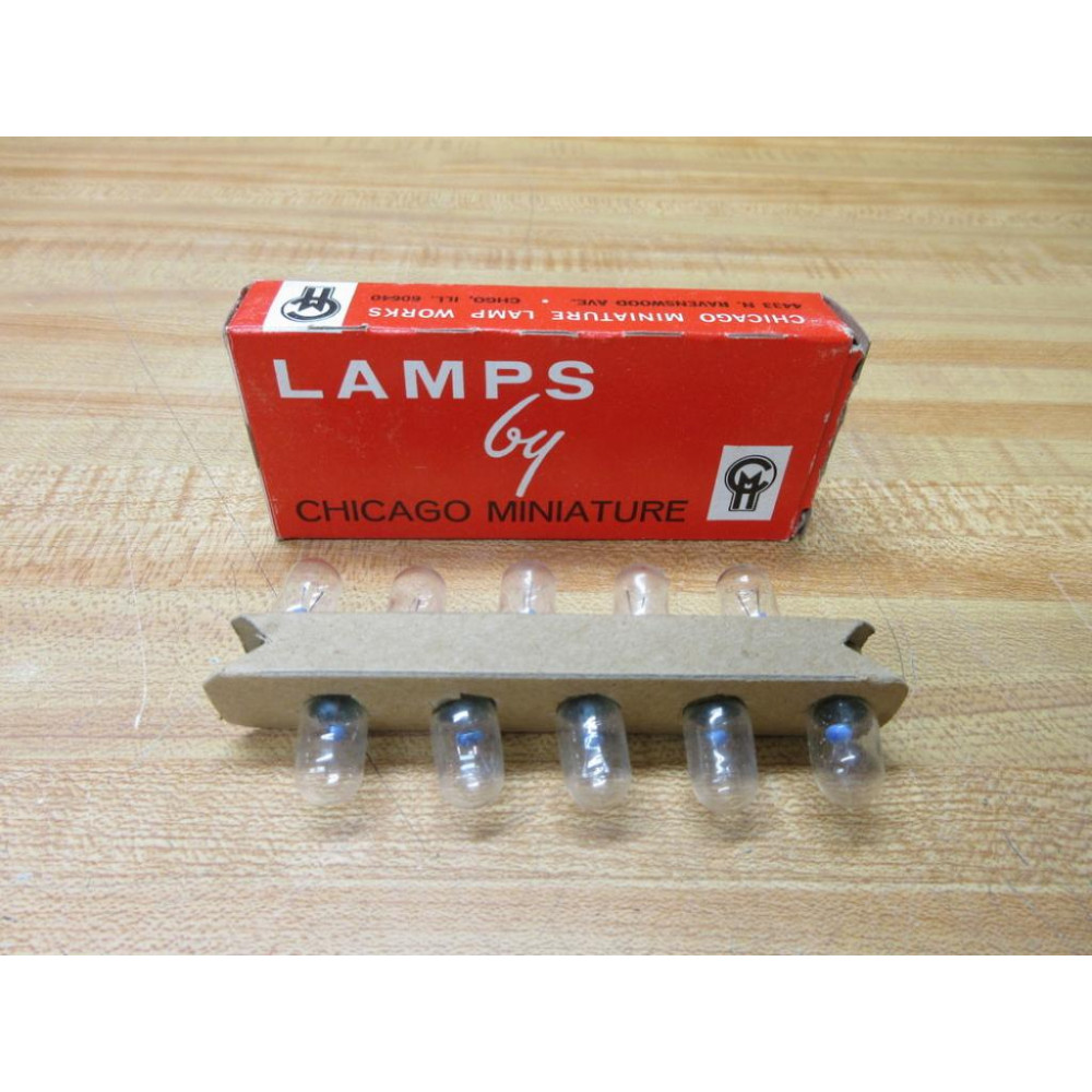 Chicago Miniature CM-44 Miniature Lamp Light Bulbs 44 (Pack of 10)