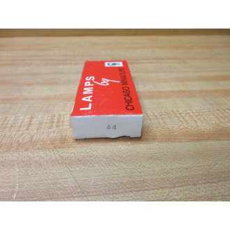 Chicago Miniature CM-44 Miniature Lamp Light Bulbs 44 (Pack of 10)