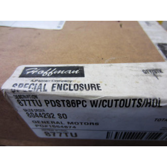 Hoffman PDST86PC Door 877TU Without Hardware - New No Box