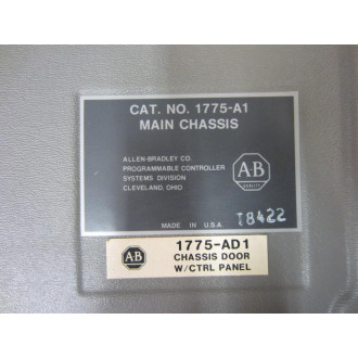 Allen Bradley 1775-A1 Main Chassis 1775A1 6 Slot 1775-AC - Used