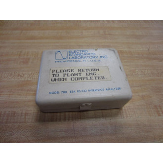 Electro Standards Laboratory 700 EIA RS-232 Interface Analyzer - Used