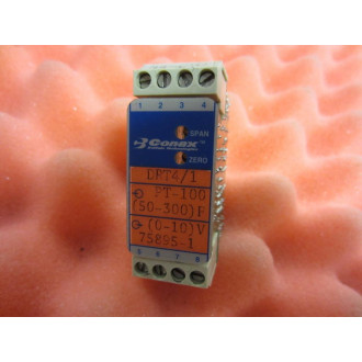 Conax Buffalo DRT41 Transmitter No Cover PT-100 (50-300)F (0-10)V - Used