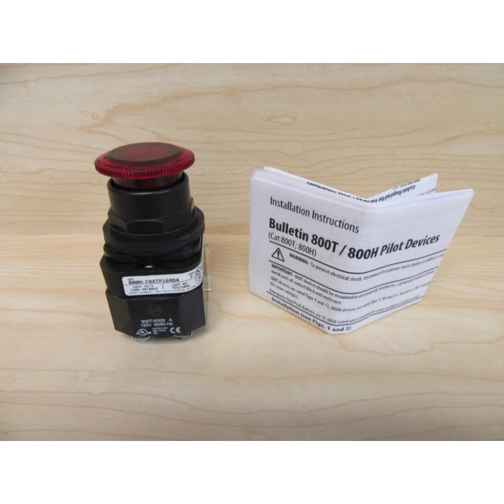 Allen Bradley 800H-FRXTP16RD4 Push Pull Switch - New No Box