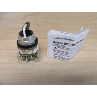 Allen Bradley 800T-J17KA7 Selector Switch 800TJ17KA7 - New No Box