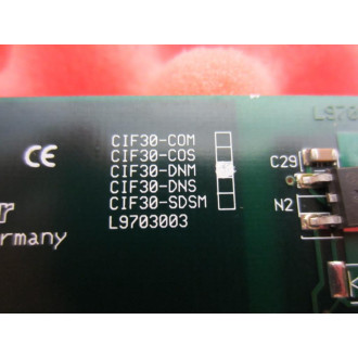 Hilscher CIF30-DNM Circuit Board 1030.510 6 00546 V - Used