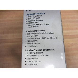 Adaptec 2188700 ACS-120 2.5" USB 2.0 Hard Drive Enclosure Kit