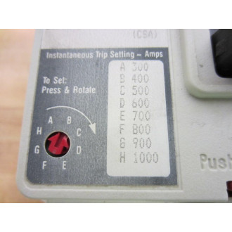 Westinghouse HMCP100R3C B Motor Circuit Protector Series C - Used