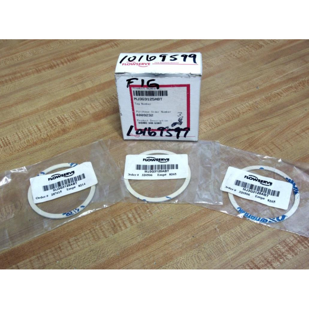 Flowserve MJ3G3125ABT 3DMC 340 Gasket (Pack of 3)
