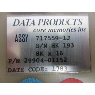 Data Products 29904-01152 Circuit Board 2990401152 717559-1J - Used