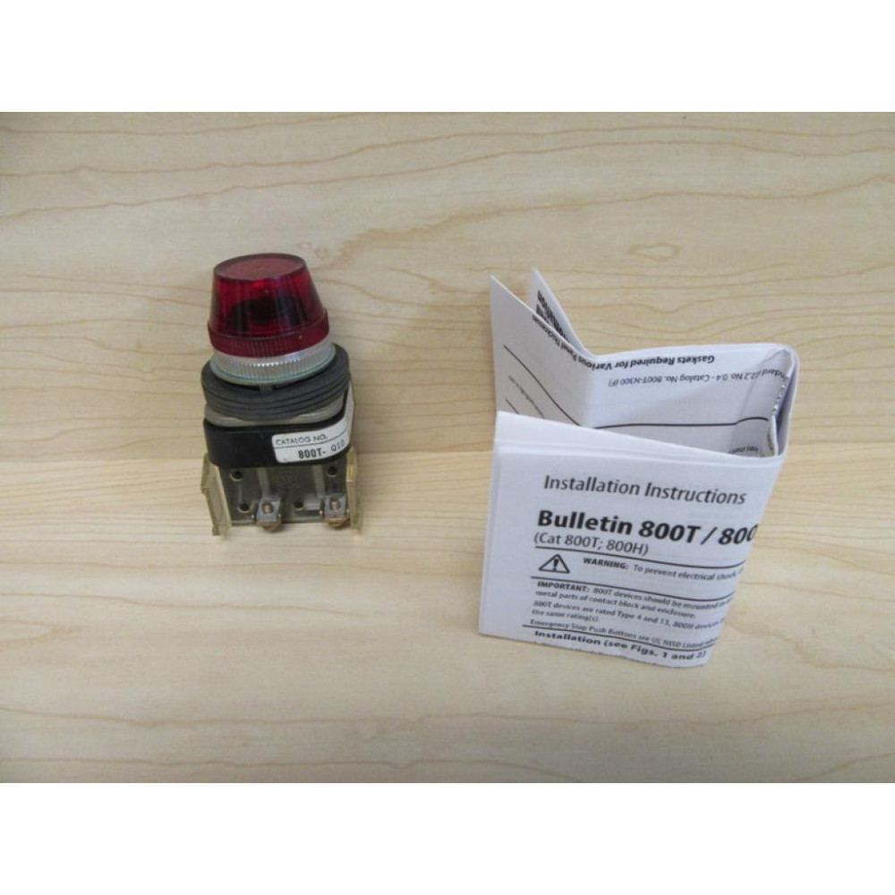 Allen Bradley 800T-Q10R Pilot Light 800TQ10R SER B