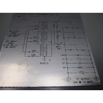 Daykin PSD4862410-1E Power Supply 24 VDC Enclosed - New No Box