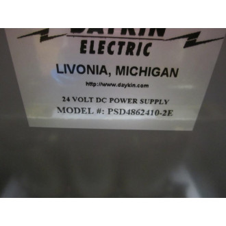 Daykin PSD4862410-2E Power Supply Enclosed 24V PSD48624102E - New No Box