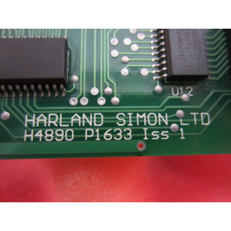 Harland Simon H4890-P1633 Circuit Board H4890P1633 - Used