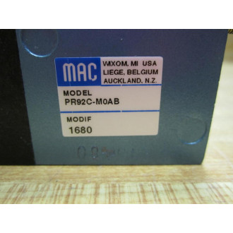 Mac Valves PR92C-M0AB Regulator Valve  PR92C-MOAB