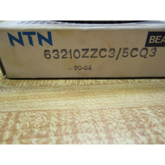 NTN 63210ZZC35CQ3 Sealed Ball Bearing 63210 C3 63210Z