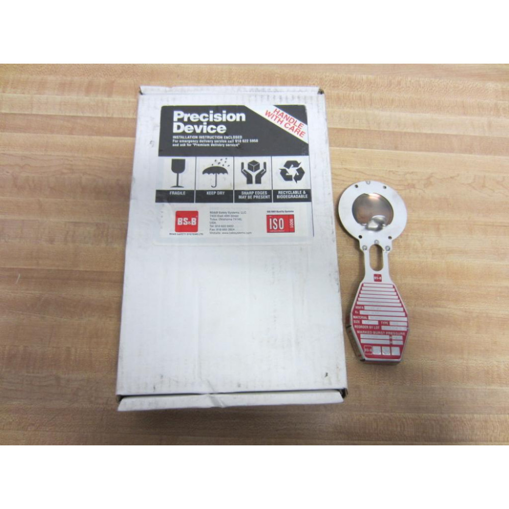 BS & B Safety Systems SKR Rupture Disk A8005378-1