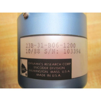 Dynamics Research 23B-31-B06-1200 Rotary Encoder DRC - New No Box