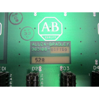 Allen Bradley 960188-01FT10 Chassis 8-Slot 96018801FT10 WChassis - Used