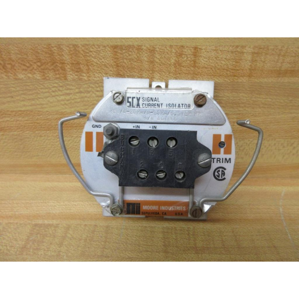Moore Industries SCX4-20MA4-20MA5.5VLP-HP Signal Current Isolator - Used