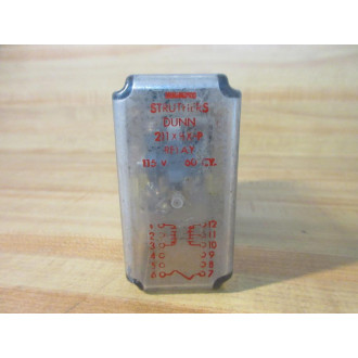 Struthers Dunn 211XBX-P-115V AC Relay 211XBX-P-115V - Used