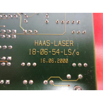 Haas-Laser 18-06-54-LS Circuit Board  18-06-54-00 18-06-54-0005 - Used