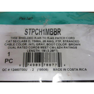 Panduit STPCH1MBBR RJ45 Patch Cord