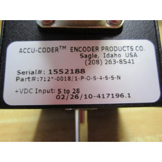 712*-00181-P-O-S-4-S-S-N Encoder 712*00181POS4SSN - New No Box