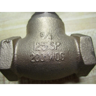 Lunkenheimer 2140 Globe Valve Bronze 125SP 200 WOG 34 - New No Box