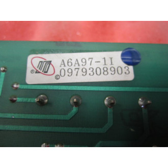 ISI A6A97-1I Relay Socket Circuit Board PC097A A6A971I - Used