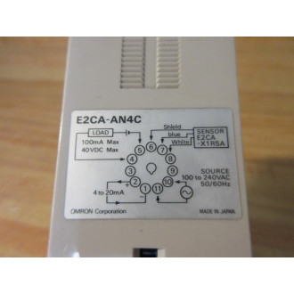 Omron E2CA-AN4C Proximity Sensor Amplifier (AC) - Used