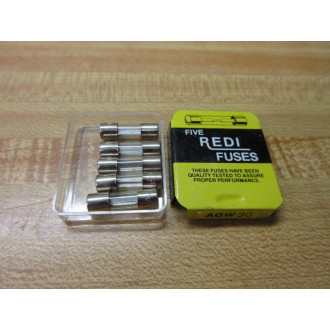 Redi Fuse AGW-30 Fuse Cross Ref 4XH53 Metal Strip Element (Pack of 10)