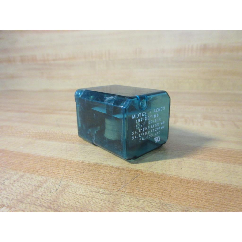 MidtexAEMCO 157-20TIB8 Relay 15720TIB8 - Used