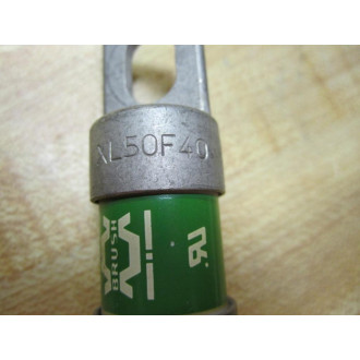 Brush Fuses XL50F40 40A 500V Fuse Type XL Tested - Used