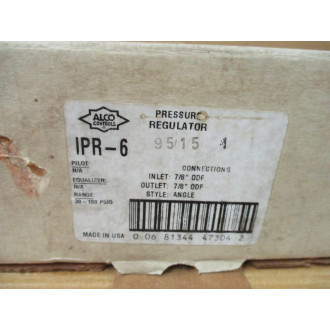 Alco Controls IPR-6 Pressure Regulator IPR6