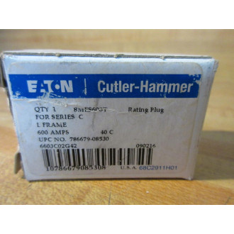 Cutler Hammer 8MES600T Eaton Rating Plug