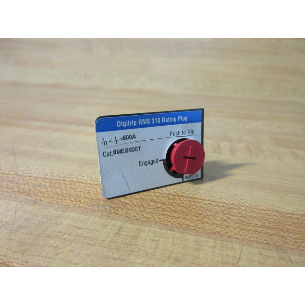 Cutler Hammer 8MES600T Eaton Rating Plug - New No Box