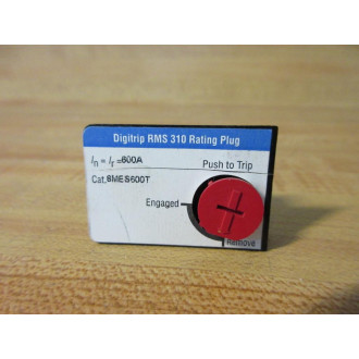 Cutler Hammer 8MES600T Eaton Rating Plug - New No Box