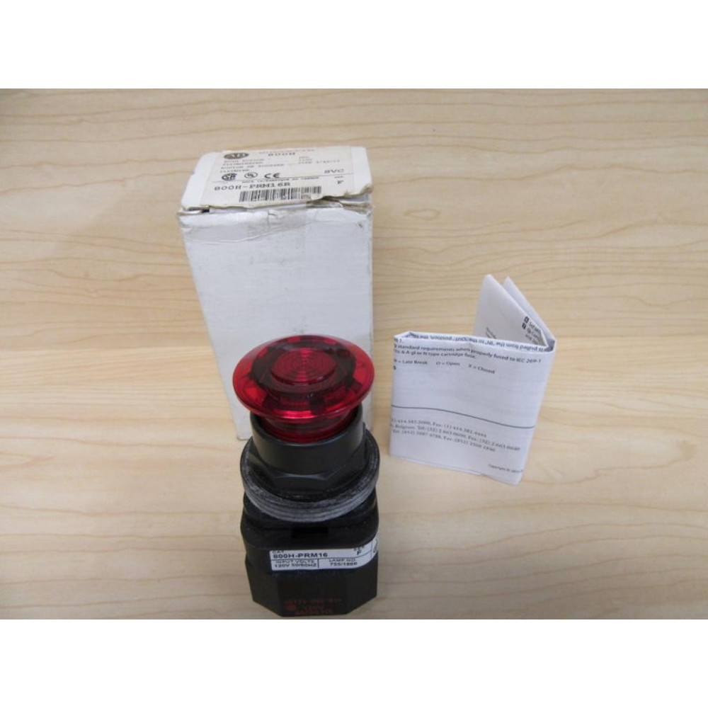 Allen Bradley 800H-PRM16R Push Button Switch