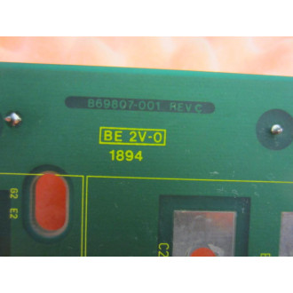 Moog B69807-001 B69807001 Circuit Board REV C - Used