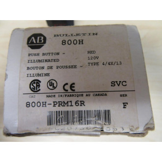 Allen Bradley 800H-PRM16R Push Button Switch