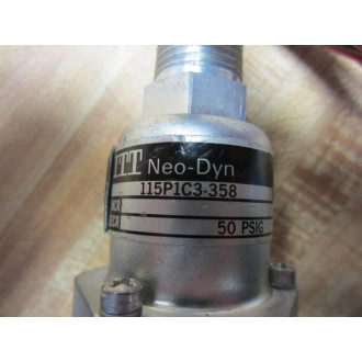 ITT Neo-Dyn 115P1C3-358 Pressure Switch 115P1C3358 Assy 2Q80 - New No Box