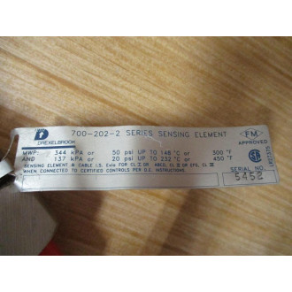 Drexelbrook 700-202-2 Ametek Sensing Element 7002022 - New No Box