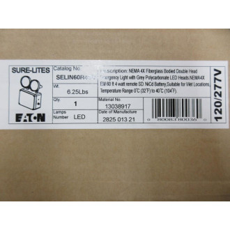 Sure-Lites SELIN60R4SD Emergency Light