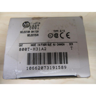 Allen Bradley 800T-H31A2 Selector Switch