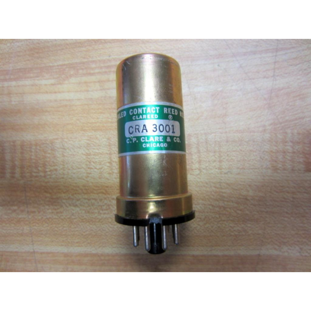 C.P. Clare & CRA 3001 Sealed Contact Reed Relay Clareed CRA3001 - Used