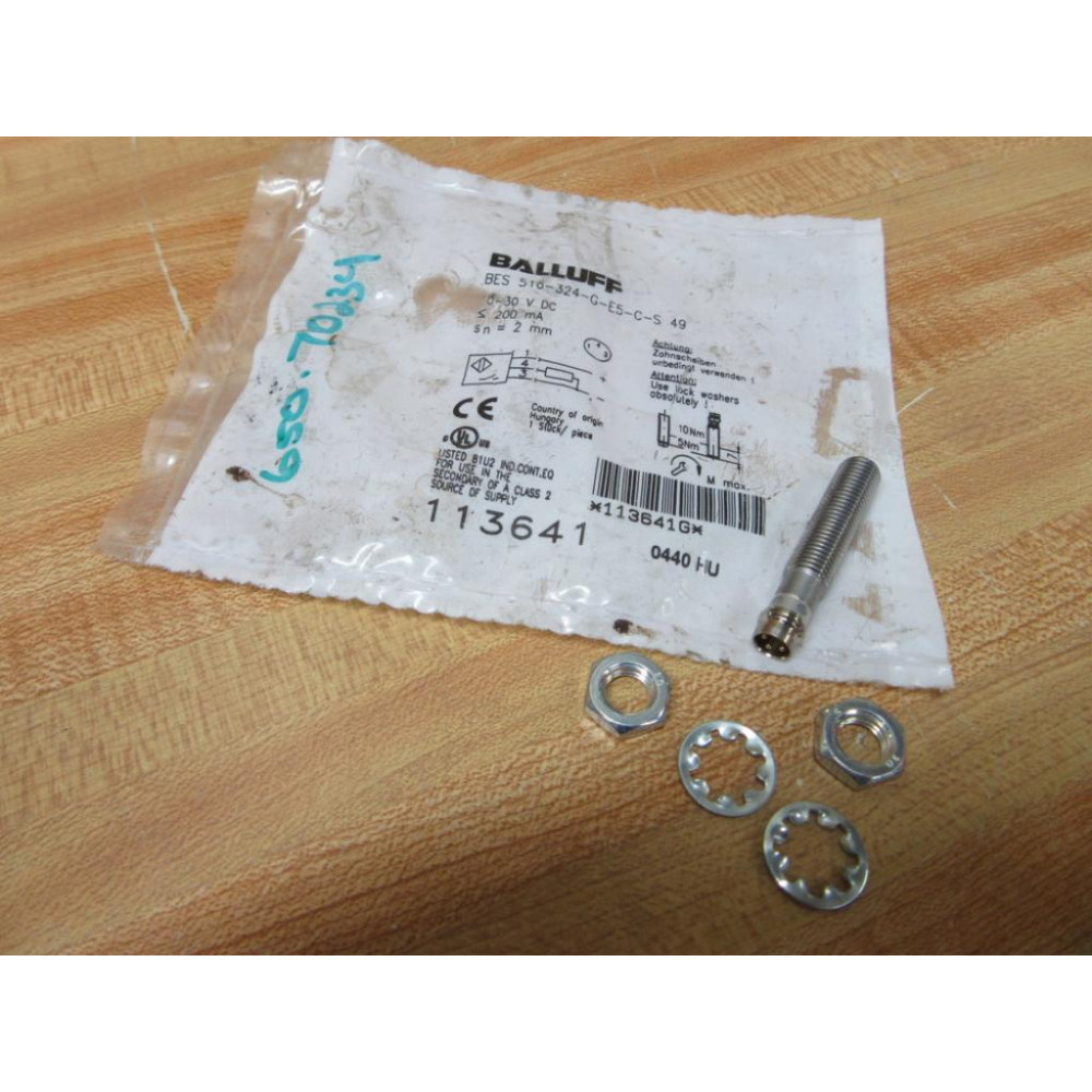 Balluff BES-516-324-G-E5-C-S49 Switch BES516324GE5CS49 113641